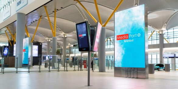 Electronic visual displays in Istanbul Airport - IST Istanbul Airport
