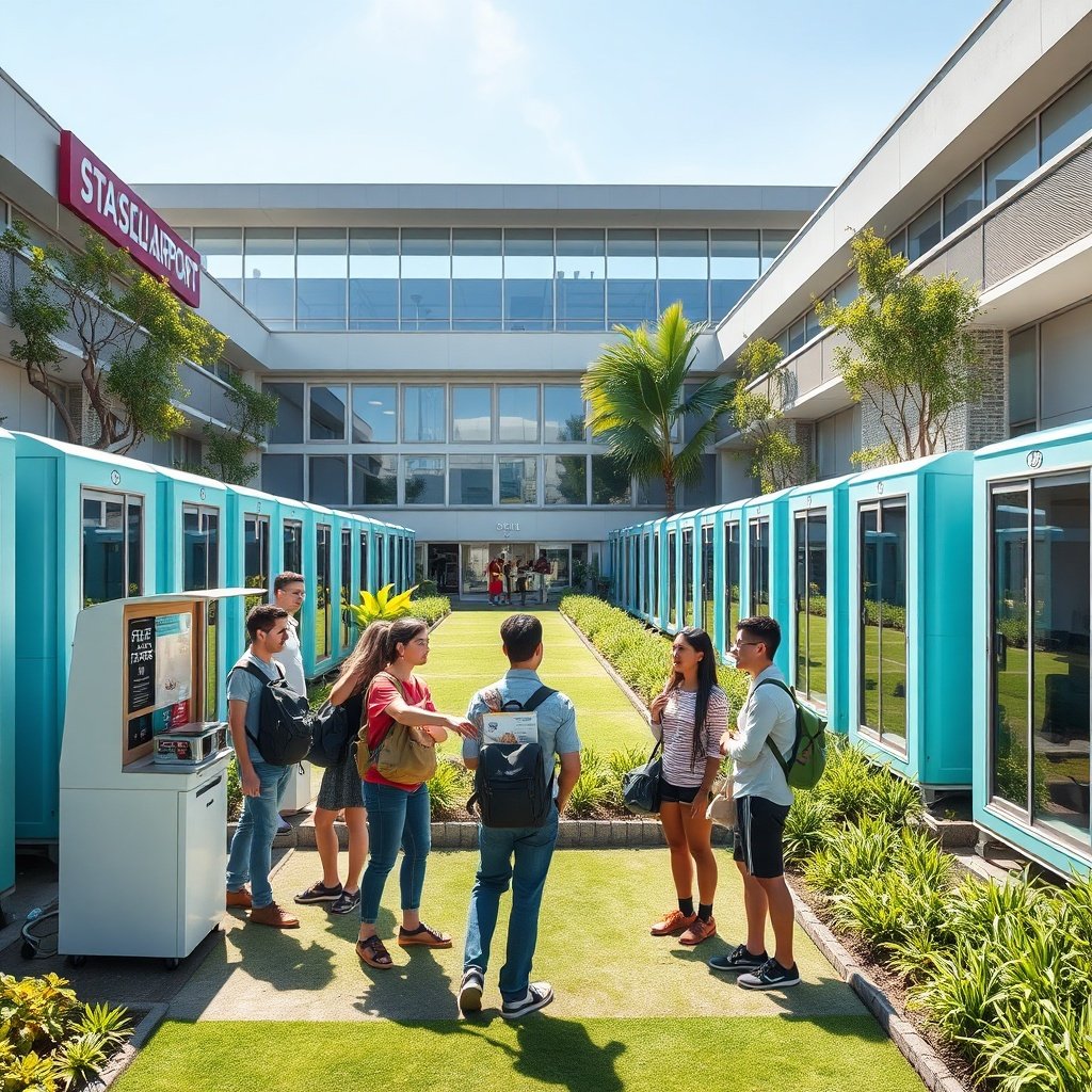 Affordable Istanbul Airport hotels capsule hostel with shuttle service and vibrant traveler community