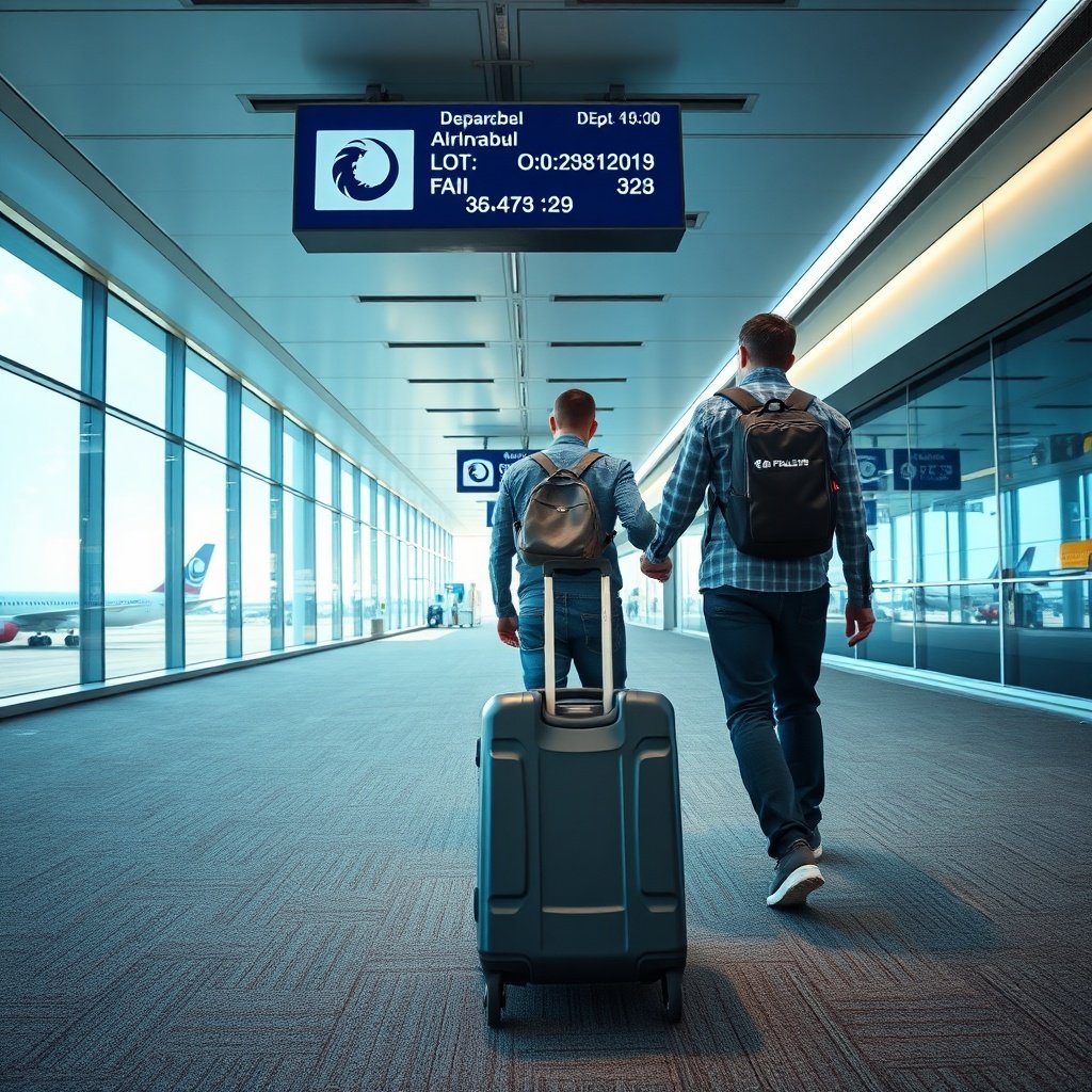 A passenger navigating the spacious departure concourse for lot airlines istanbul airport toward a clearly marked gate near star alliance partner signage.